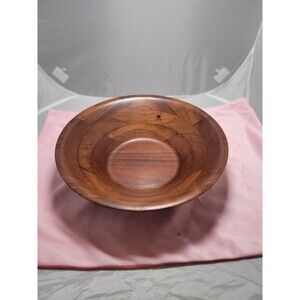 Burl Walnut #103 Billings, Missouri Wooden Bowl  12"